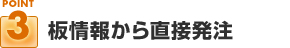 ポイント３：板情報から直接発注