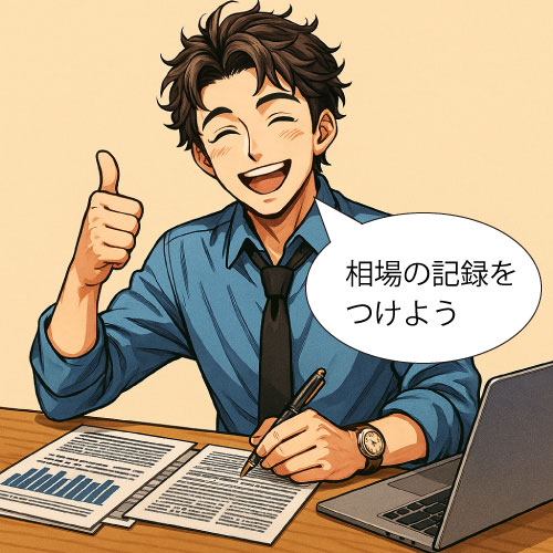 相場日誌をつけましょう