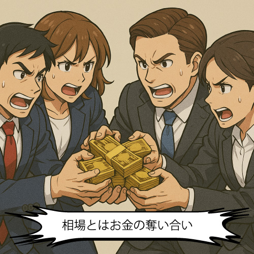 相場とはお金の奪い合い