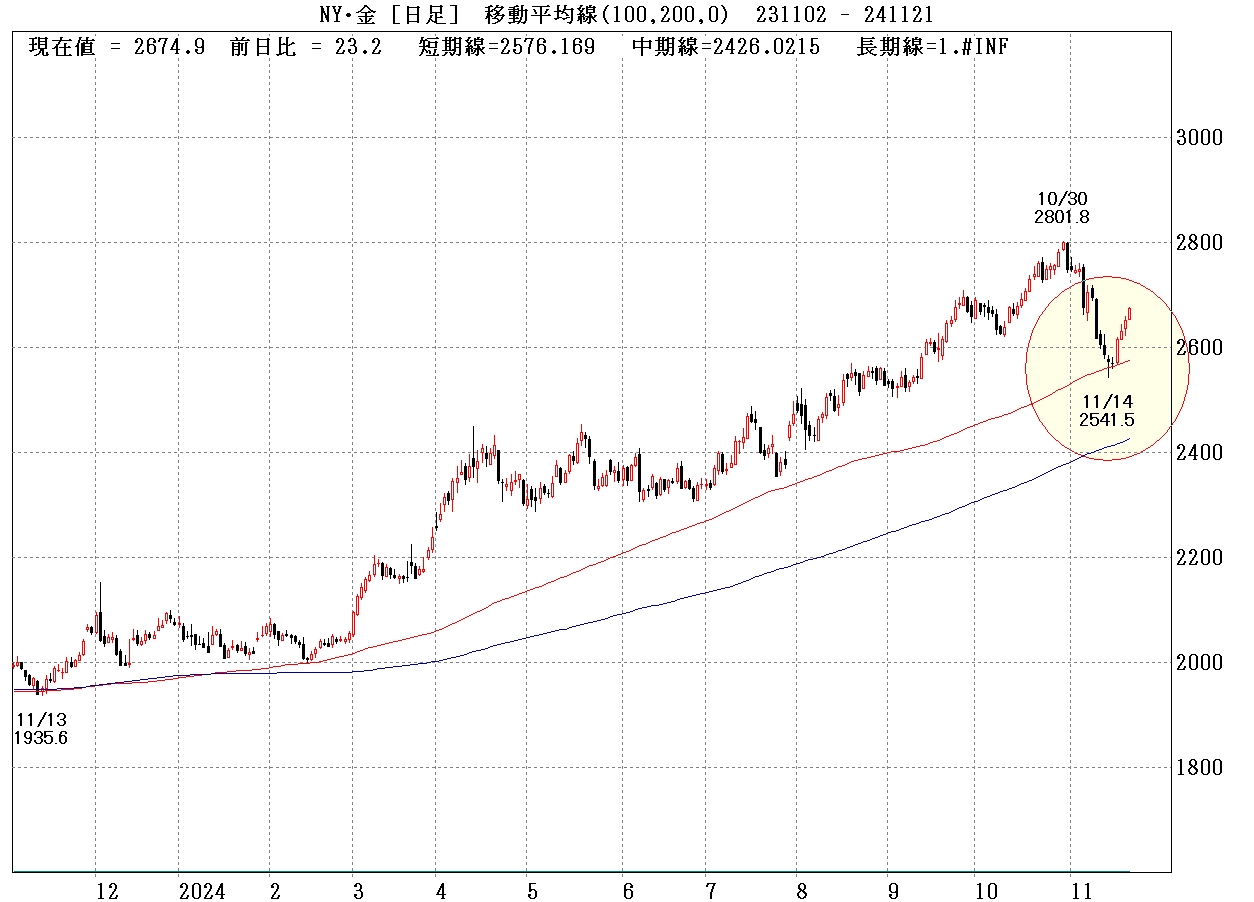 NY金日足チャート